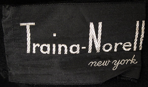 "Subway", Traina-Norell (American, founded 1941), wool, American