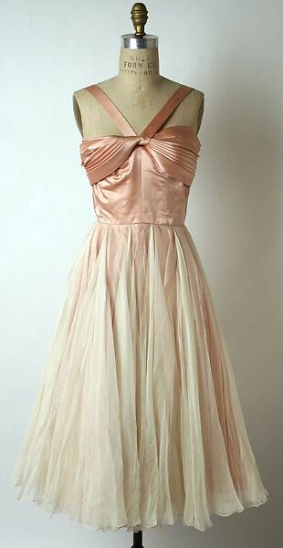 Evening dress, Norman Norell (American, Noblesville, Indiana 1900–1972 New York), silk, American 