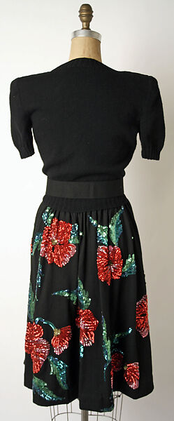 Ensemble, Traina-Norell (American, founded 1941), wool, leather, American