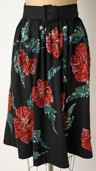 Ensemble, Traina-Norell (American, founded 1941), wool, leather, American