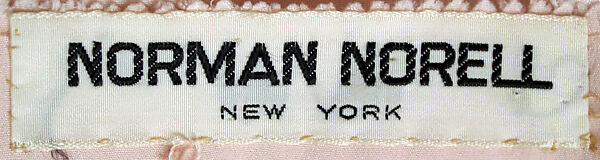Evening suit, Norman Norell (American, Noblesville, Indiana 1900–1972 New York), silk, American