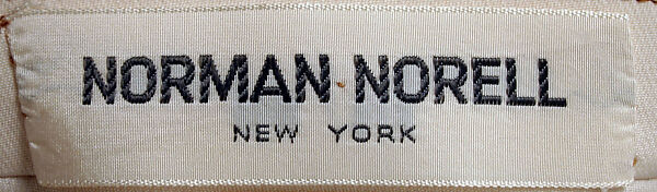 Evening dress, Norman Norell (American, Noblesville, Indiana 1900–1972 New York), silk, glass, American