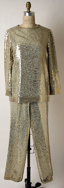 Evening pantsuit, Norman Norell (American, Noblesville, Indiana 1900–1972 New York), silk, American 