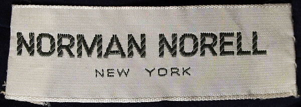 Evening dress, Norman Norell (American, Noblesville, Indiana 1900–1972 New York), wool, rhinestones, American