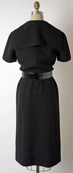 Dress, Traina-Norell (American, founded 1941), wool, American