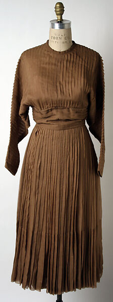 Afternoon dress, Norman Norell (American, Noblesville, Indiana 1900–1972 New York), silk, American 