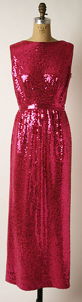 Evening ensemble, Norman Norell (American, Noblesville, Indiana 1900–1972 New York), silk, plastic, fur, American
