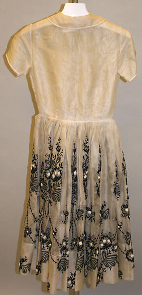 Cocktail dress, Traina-Norell (American, founded 1941), cotton, American