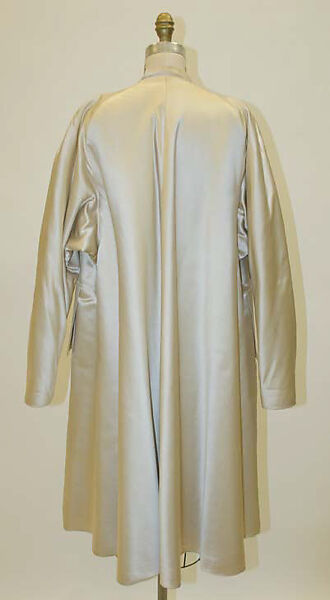 Evening coat, Attributed to Norman Norell (American, Noblesville, Indiana 1900–1972 New York), silk, wool/fur, American