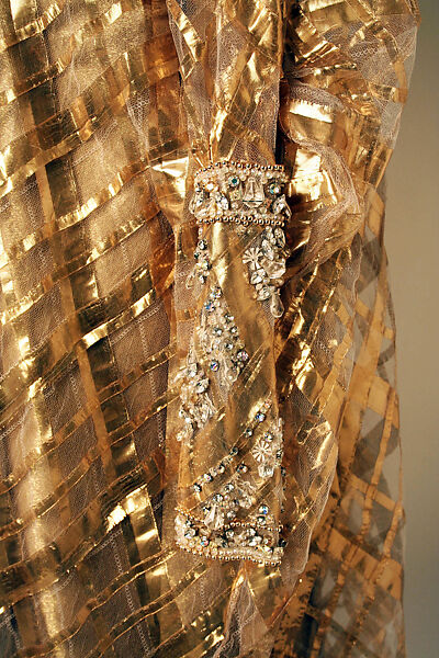 Dress, James Galanos (American, Philadelphia, Pennsylvania, 1924–2016 West Hollywood, California), synthetic, plastic, rhinestone, American