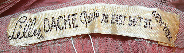 Coat, Lilly Daché (American (born France), Bègles 1898–1989 Louvecienne), synthetic, American