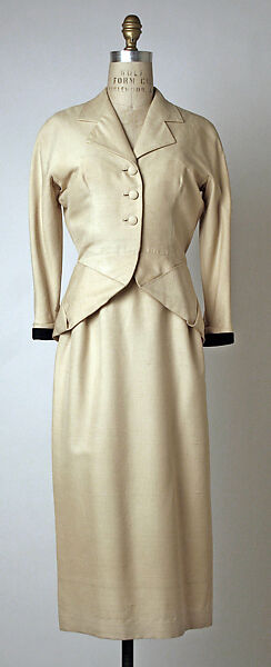 Suit, Hattie Carnegie, Inc. (American, 1918–1965), silk, American 