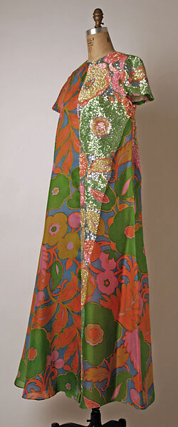 Evening dress, Madame Grès (Germaine Émilie Krebs) (French, Paris 1903–1993 Var region), silk, plastic, French