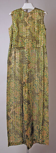 Evening ensemble, Madame Grès (Germaine Émilie Krebs) (French, Paris 1903–1993 Var region), silk, metal, French