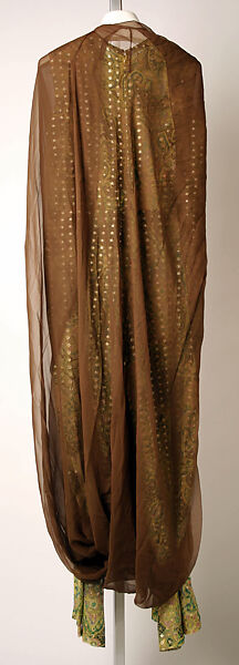 Evening ensemble, Madame Grès (Germaine Émilie Krebs) (French, Paris 1903–1993 Var region), silk, metal, French