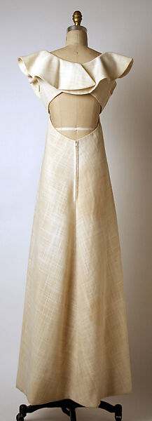 Evening dress, Madame Grès (Germaine Émilie Krebs) (French, Paris 1903–1993 Var region), cotton, French