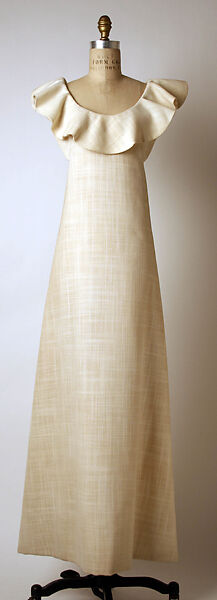 Evening dress, Madame Grès (Germaine Émilie Krebs) (French, Paris 1903–1993 Var region), cotton, French 