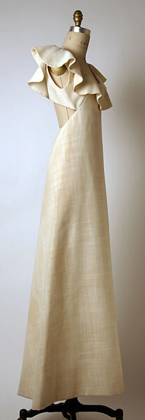 Evening dress, Madame Grès (Germaine Émilie Krebs) (French, Paris 1903–1993 Var region), cotton, French