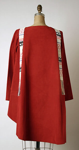 Tunic, Madame Grès (Germaine Émilie Krebs) (French, Paris 1903–1993 Var region), leather, glass, French