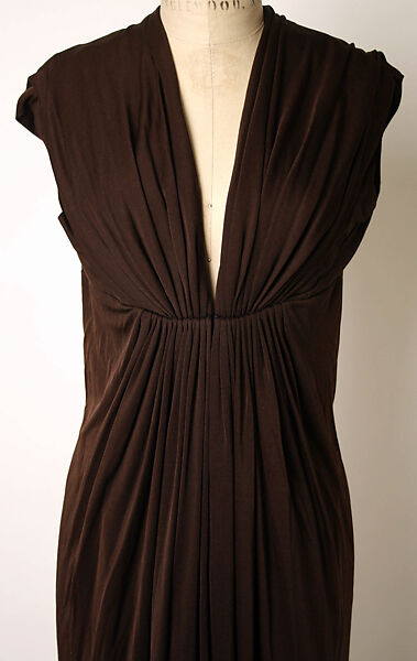 Evening dress, Madame Grès (Germaine Émilie Krebs) (French, Paris 1903–1993 Var region), silk, French