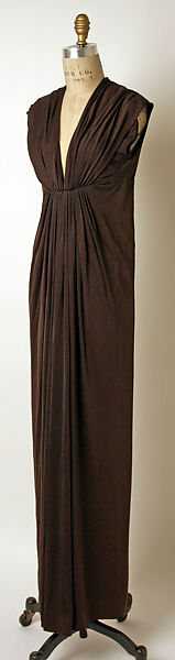 Evening dress, Madame Grès (Germaine Émilie Krebs) (French, Paris 1903–1993 Var region), silk, French