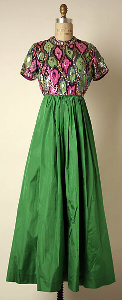 Evening dress, Madame Grès (Germaine Émilie Krebs) (French, Paris 1903–1993 Var region), silk, French
