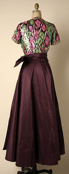 Evening dress, Madame Grès (Germaine Émilie Krebs) (French, Paris 1903–1993 Var region), silk, French