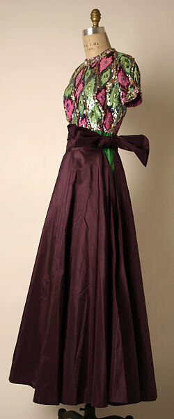 Evening dress, Madame Grès (Germaine Émilie Krebs) (French, Paris 1903–1993 Var region), silk, French