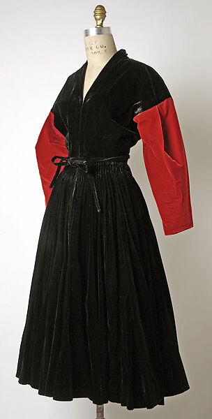 Cocktail dress, Madame Grès (Germaine Émilie Krebs) (French, Paris 1903–1993 Var region), silk, French