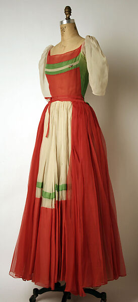 Evening dress, Madame Grès (Germaine Émilie Krebs) (French, Paris 1903–1993 Var region), silk, French