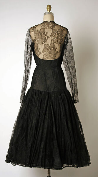 Cocktail dress, Madame Grès (Germaine Émilie Krebs) (French, Paris 1903–1993 Var region), cotton, silk, French