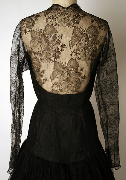 Cocktail dress, Madame Grès (Germaine Émilie Krebs) (French, Paris 1903–1993 Var region), cotton, silk, French