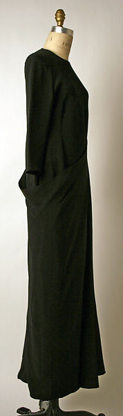 Evening dress, Madame Grès (Germaine Émilie Krebs) (French, Paris 1903–1993 Var region), silk, French