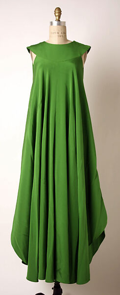 Evening dress, Madame Grès (Germaine Émilie Krebs) (French, Paris 1903–1993 Var region), silk, French 