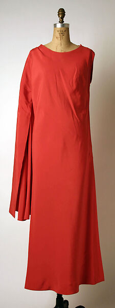 Evening dress, Madame Grès (Germaine Émilie Krebs) (French, Paris 1903–1993 Var region), silk, French