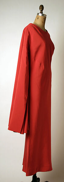Evening dress, Madame Grès (Germaine Émilie Krebs) (French, Paris 1903–1993 Var region), silk, French