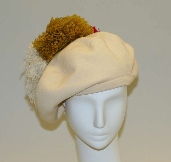 Hat, Madame Grès (Germaine Émilie Krebs) (French, Paris 1903–1993 Var region), wool, French 