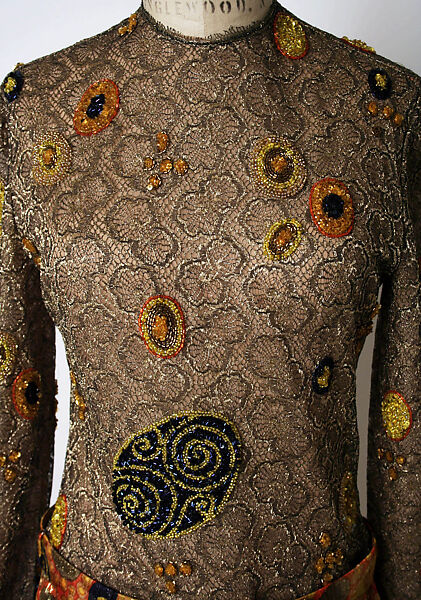 Dress, James Galanos (American, Philadelphia, Pennsylvania, 1924–2016 West Hollywood, California), metal, American