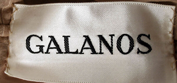 Dress, James Galanos (American, Philadelphia, Pennsylvania, 1924–2016 West Hollywood, California), metal, American