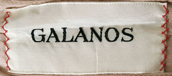 Cocktail dress, James Galanos (American, Philadelphia, Pennsylvania, 1924–2016 West Hollywood, California), silk, American