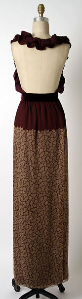 Evening ensemble, James Galanos (American, Philadelphia, Pennsylvania, 1924–2016 West Hollywood, California), silk, American