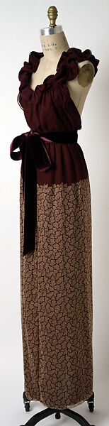 Evening ensemble, James Galanos (American, Philadelphia, Pennsylvania, 1924–2016 West Hollywood, California), silk, American