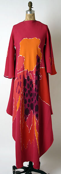 Evening dress, James Galanos (American, Philadelphia, Pennsylvania, 1924–2016 West Hollywood, California), silk, American 