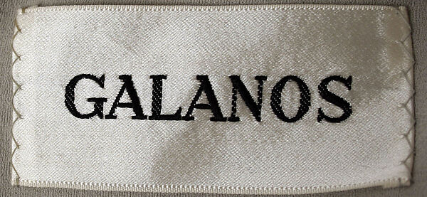 Evening ensemble, James Galanos (American, Philadelphia, Pennsylvania, 1924–2016 West Hollywood, California), silk, glass, plastic, American