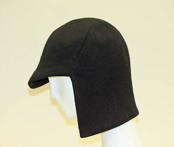 Hat, James Galanos (American, Philadelphia, Pennsylvania, 1924–2016 West Hollywood, California), wool, American