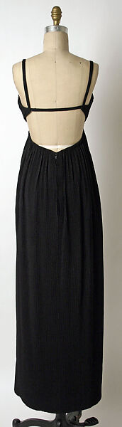 Evening dress, James Galanos (American, Philadelphia, Pennsylvania, 1924–2016 West Hollywood, California), silk, American
