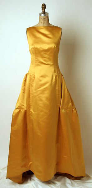 Evening dress, James Galanos (American, Philadelphia, Pennsylvania, 1924–2016 West Hollywood, California), silk, American 