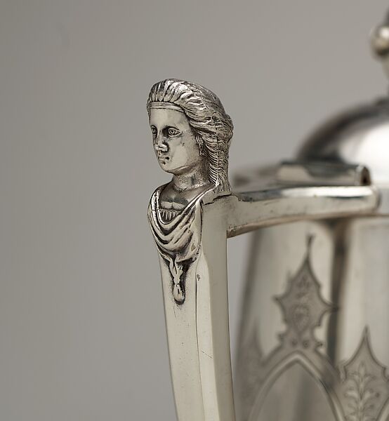 Pitcher, Meriden Britannia Company (American, West Meriden, Connecticut, 1852–98), Silver plate, American