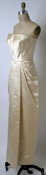 Evening dress, James Galanos (American, Philadelphia, Pennsylvania, 1924–2016 West Hollywood, California), silk, beading, American