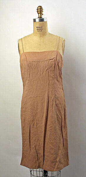 Evening dress, Mollie Parnis (American, 1902–1992), silk, American